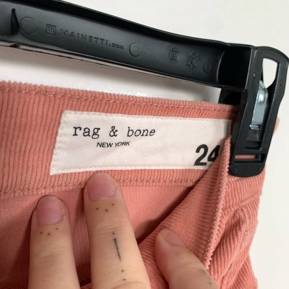 RAG & BONE pink corduroy pants - Picture 4 of 4